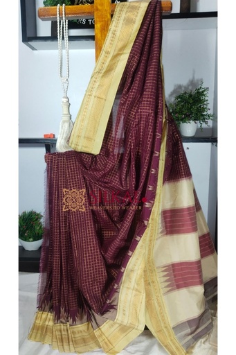 [SKL1854] Ilkal Chadarunga Cotton Silk Saree
