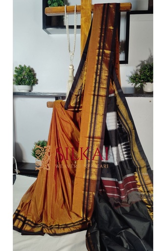 [SKL1875] Ilkal Cotton Silk Plain Saree