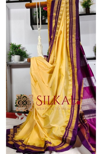 [SKL2034] Ilkal Temple Cotton Silk Saree