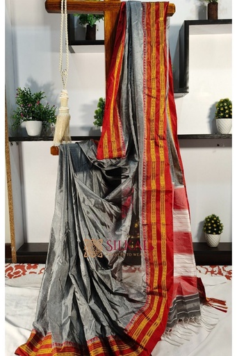 [SKL2061] ILKAL COTTON GAADI DADI  SAREE