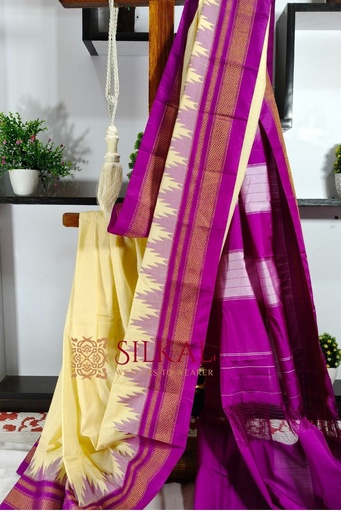 [SKL2075] Ilkal Temple Cotton Silk Saree