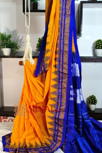 [SKL2077] Ilkal Temple Cotton Silk Saree