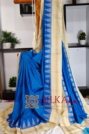 [SKL2092] Ilkal Temple Cotton Silk Saree