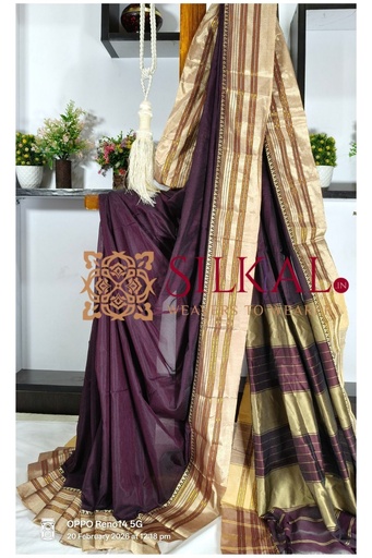 [SKL03276] ILKAL COTTON GAADI DADI SAREE