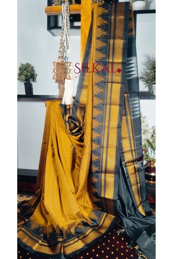 [SKL1098] Ilkal Temple Cotton Silk Saree