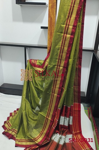 [SKL1106] Ilkal Mercerized Cotton Saree