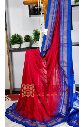 [SKL3097] Ilkal Temple Cotton Silk Saree