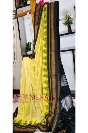 [SKL3106] Ilkal Temple Cotton Silk Saree