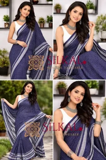 [SKL03417] SKL03417 Ilkal Handloom Nauwari Pure Cotton Saree 