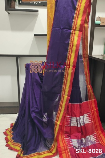 [SKL1136] Ilkal Mercerized Cotton Saree