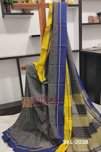 [SKL1138] Patteda Anchu Checks With Plain Border