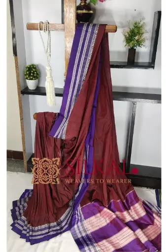 [SKL03454] SKL03454 ILKAL COTTON GAADI DADI SAREE 