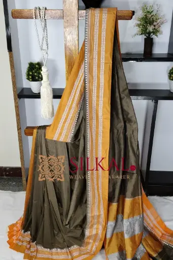 [SKL03466] SKL03466 ILKAL COTTON GAADI DADI SAREE 