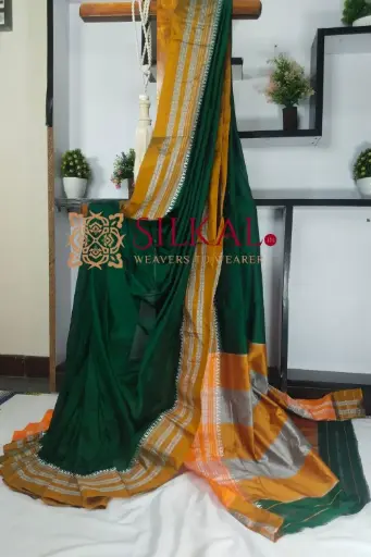 [SKL03465] SKL03465 ILKAL COTTON GAADI DADI SAREE  