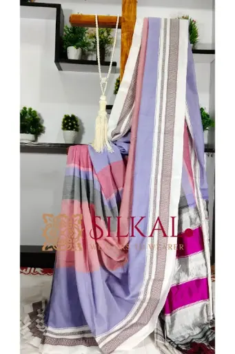 [SKL3224] SKL3224 Ilkal Handloom Cotton Silk Saree 