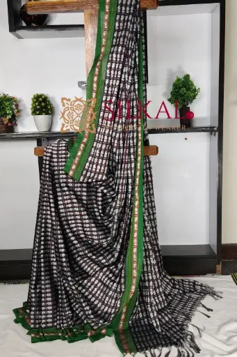 [SKL03544] SKL03544 Ilkal Khun Viscose Cotton Saree 