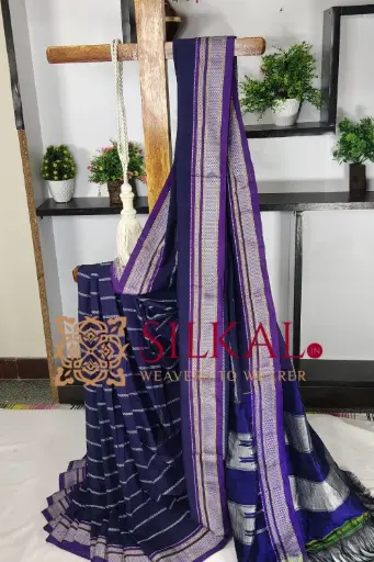 [SKL3245] SKL3245 Ilkal Cotton Silk Chikki Paras Handloom Saree 