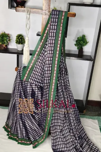 [SKL03545] SKL03545 Ilkal Khun Viscose Cotton Saree 