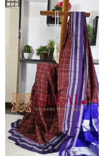 [SKL03328] SKL03328 Ilkal Cotton Silk Gayatri Handloom Saree  