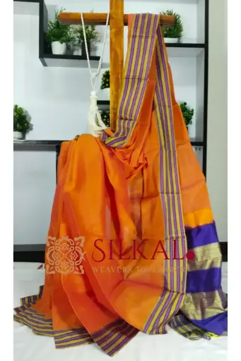 [SKL3219] SKL3219Ilkal Viscose Cotton Silk Handloom Saree  